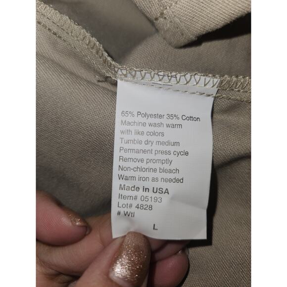 NWT! (2) Girl Scout Cadette Vest Size Large Beige - Picture 9 of 9